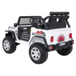 Elektrické autíčko Jeep BEAST 4x4 - MP3 - biele